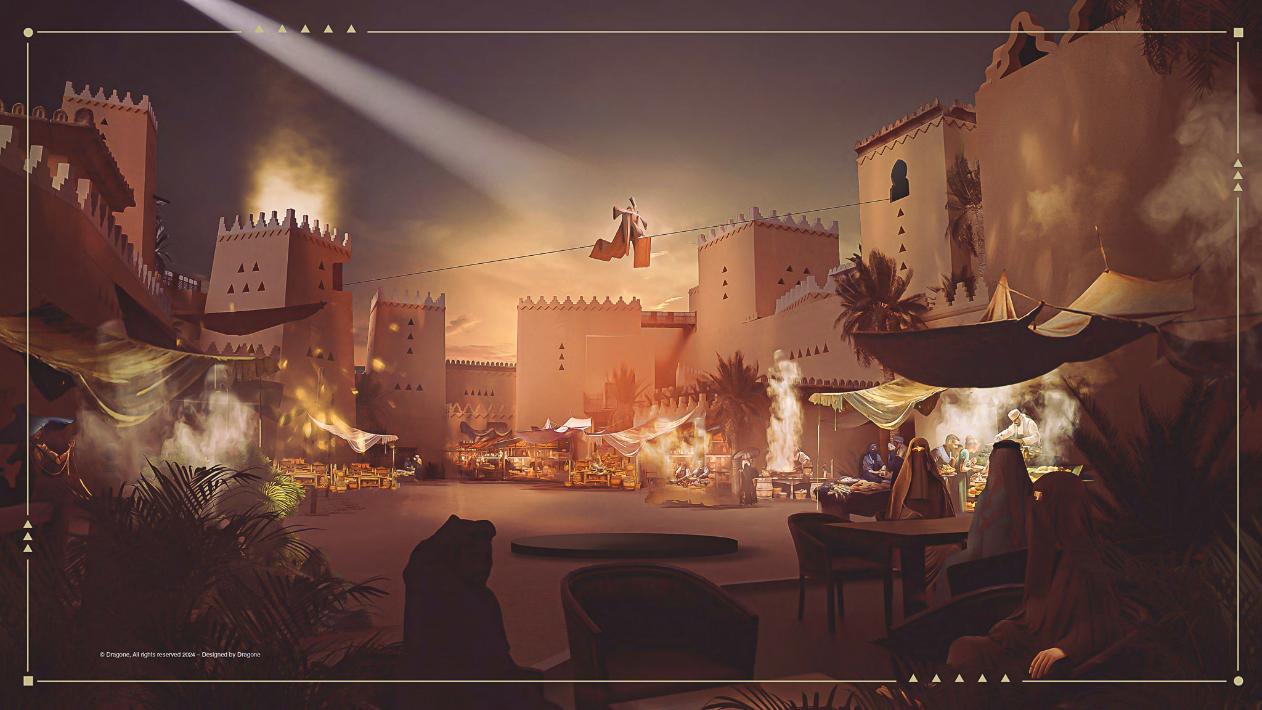 Souk Wonders, Diriyah Season — hundreds of decisions, each one either sharpening the idea or diluting it.