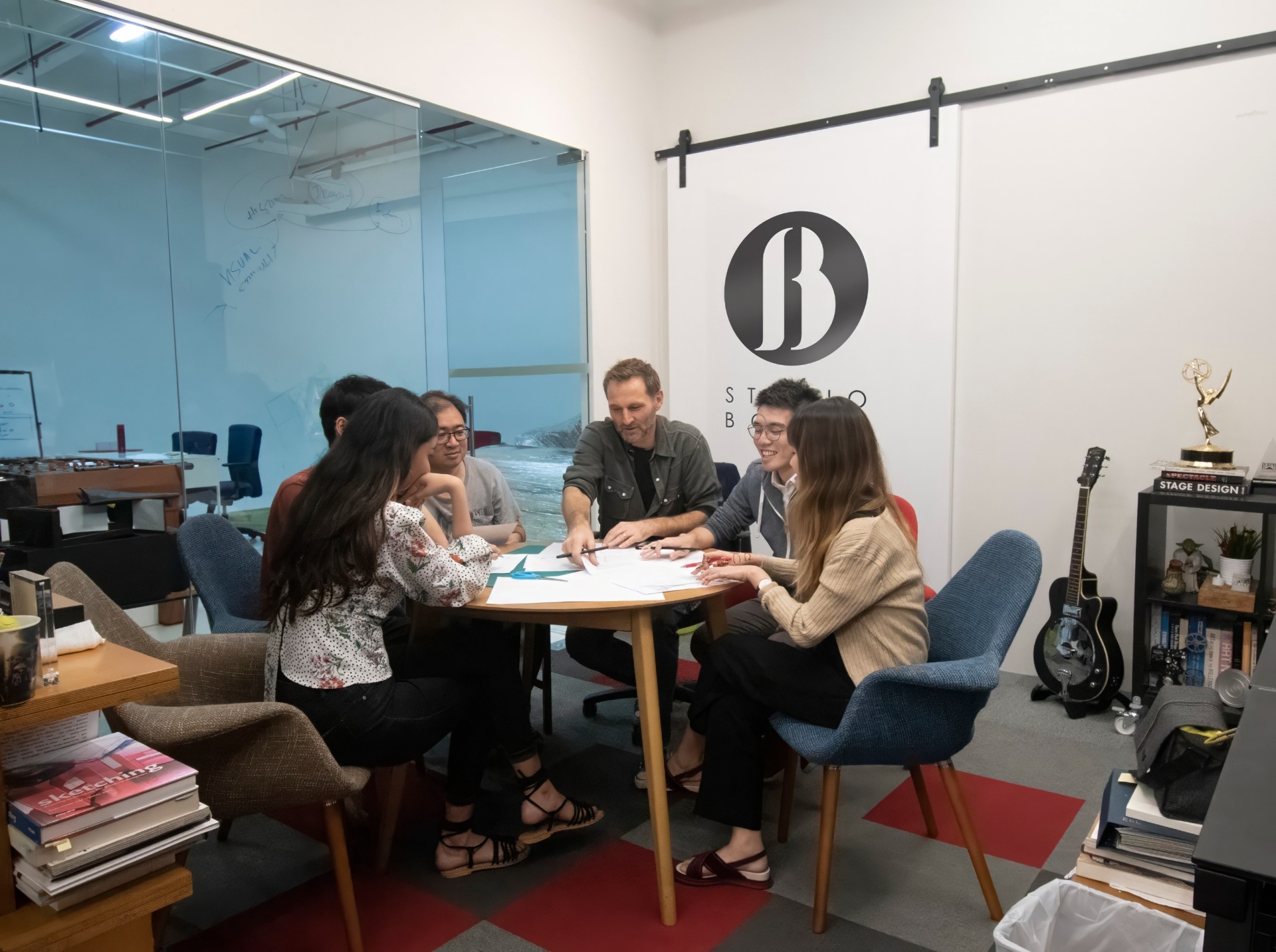 Inside Studio Bound, the Singapore studio Patrick Larsen founded in 2015.