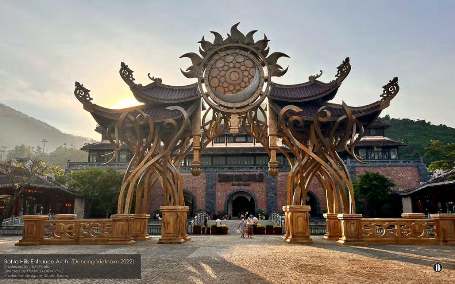 Ba Na Hills, Da Nang, Vietnam — permanent entertainment environments by Studio Bound.