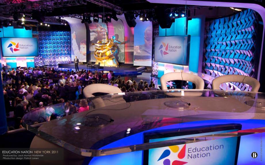 Patrick Larsen was a named recipient of the 2012 News & Documentary Emmy for his scenic work on NBC News' Education Nation.