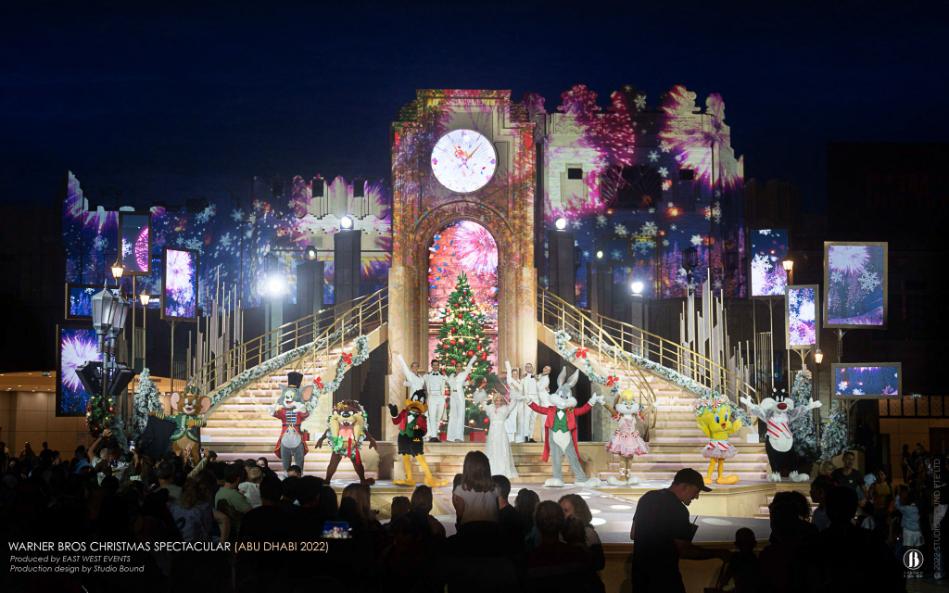 Central stage and clock tower kept as a permanent fixture
