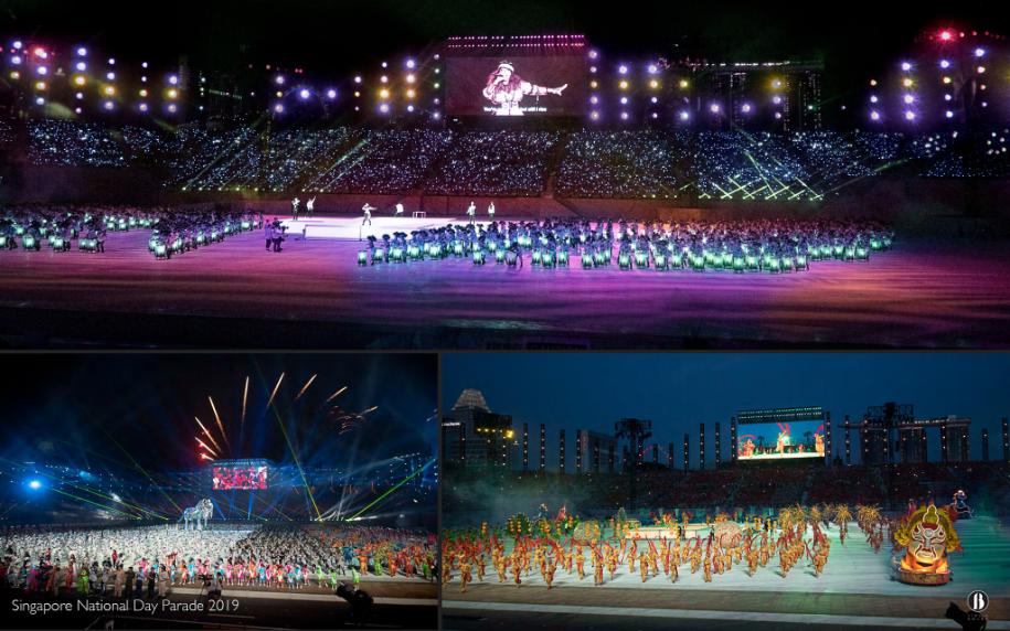 Singapore National Day Parade 2019 at The Padang.