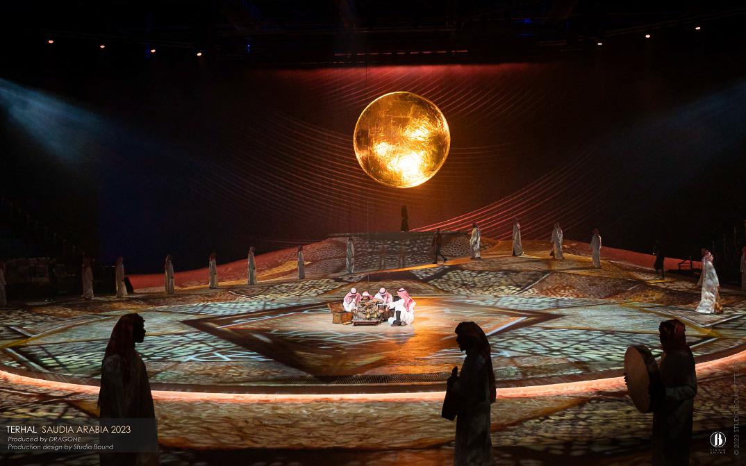 Terhal (2025), Diriyah — a Dragone creation celebrating Saudi heritage.