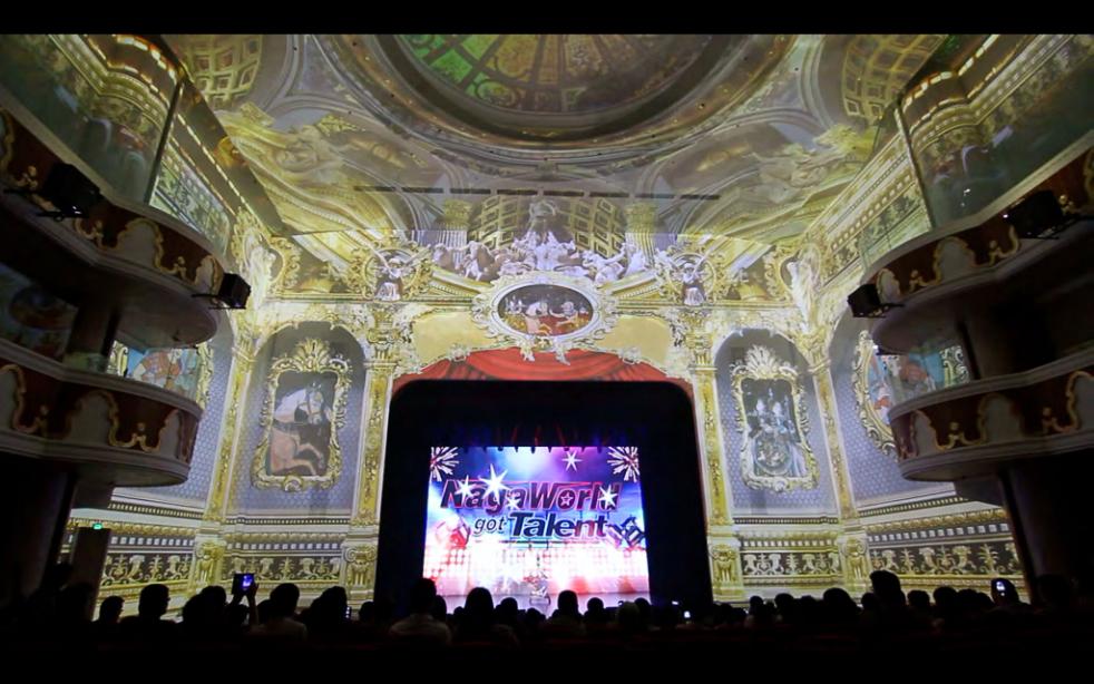 The NABA Theatre at NagaWorld, Phnom Penh — Cambodia's first theatre with full 360° 3D projection mapping.
