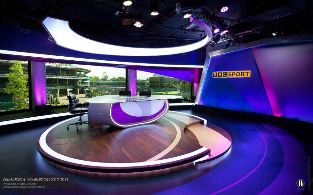 BBC Sport's Wimbledon broadcast environment (2017–2019).